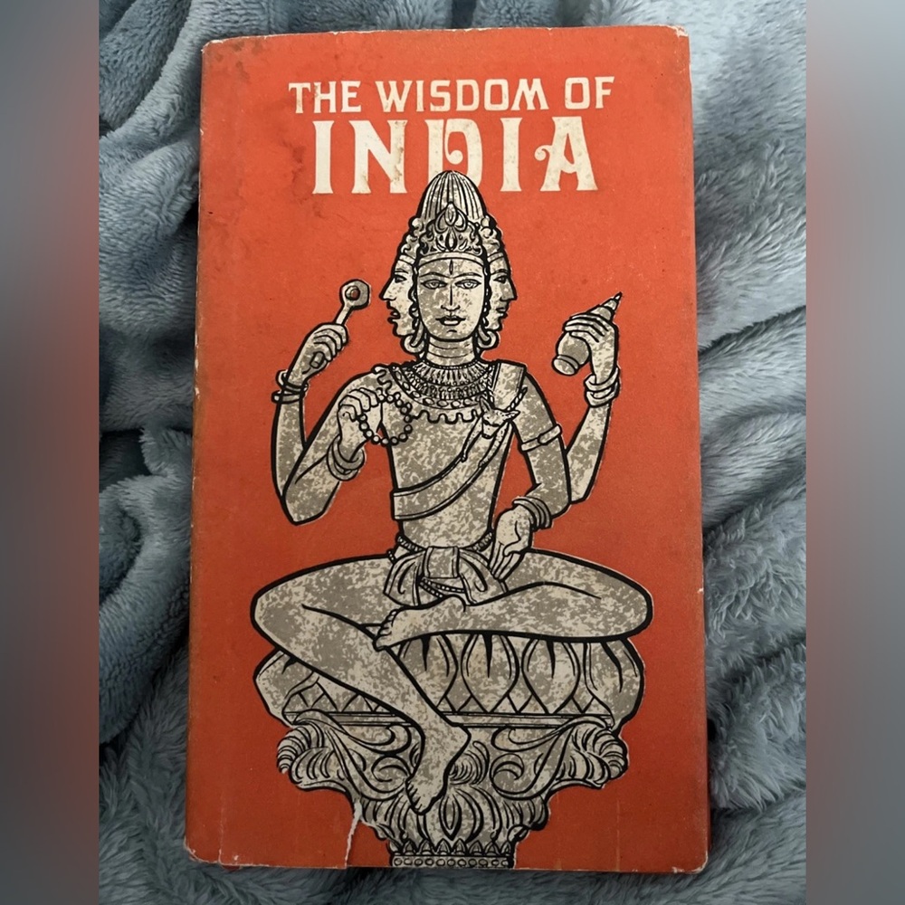 The Wisdom of India Vintage Coffee Table Book - Red Cover